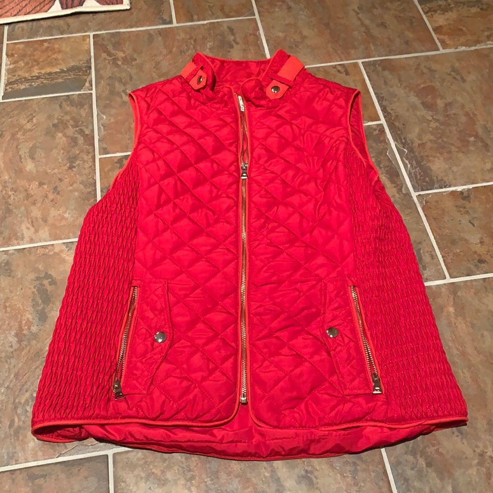 Miami Quilted Red Vest
